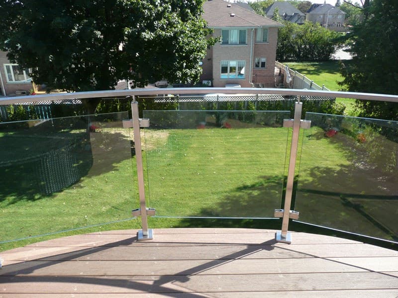 OUTSIDE GLASS RAILING (G-RL113)