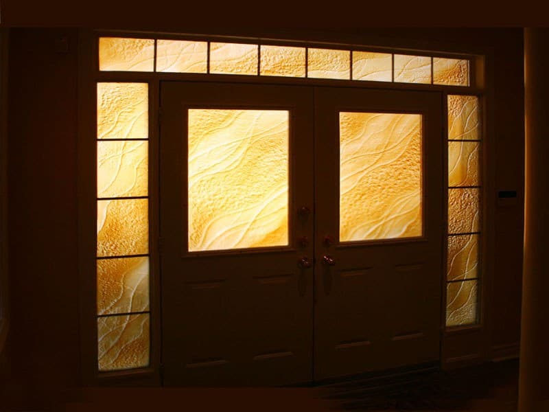 TEXTURED GLASS DOORLIGHTS (DL11)