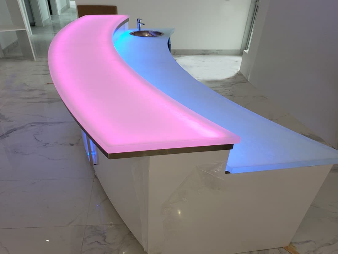 GLASS BAR TOP (GB84)