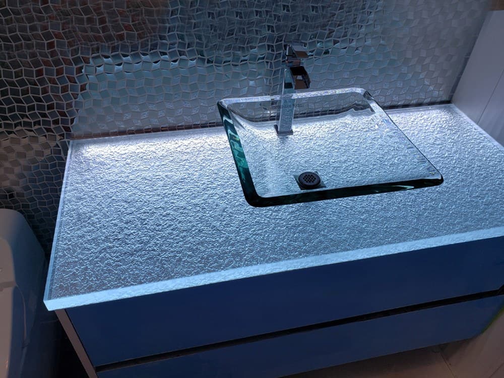 BATHROOM GLASS COUNTERTOP (BC817)
