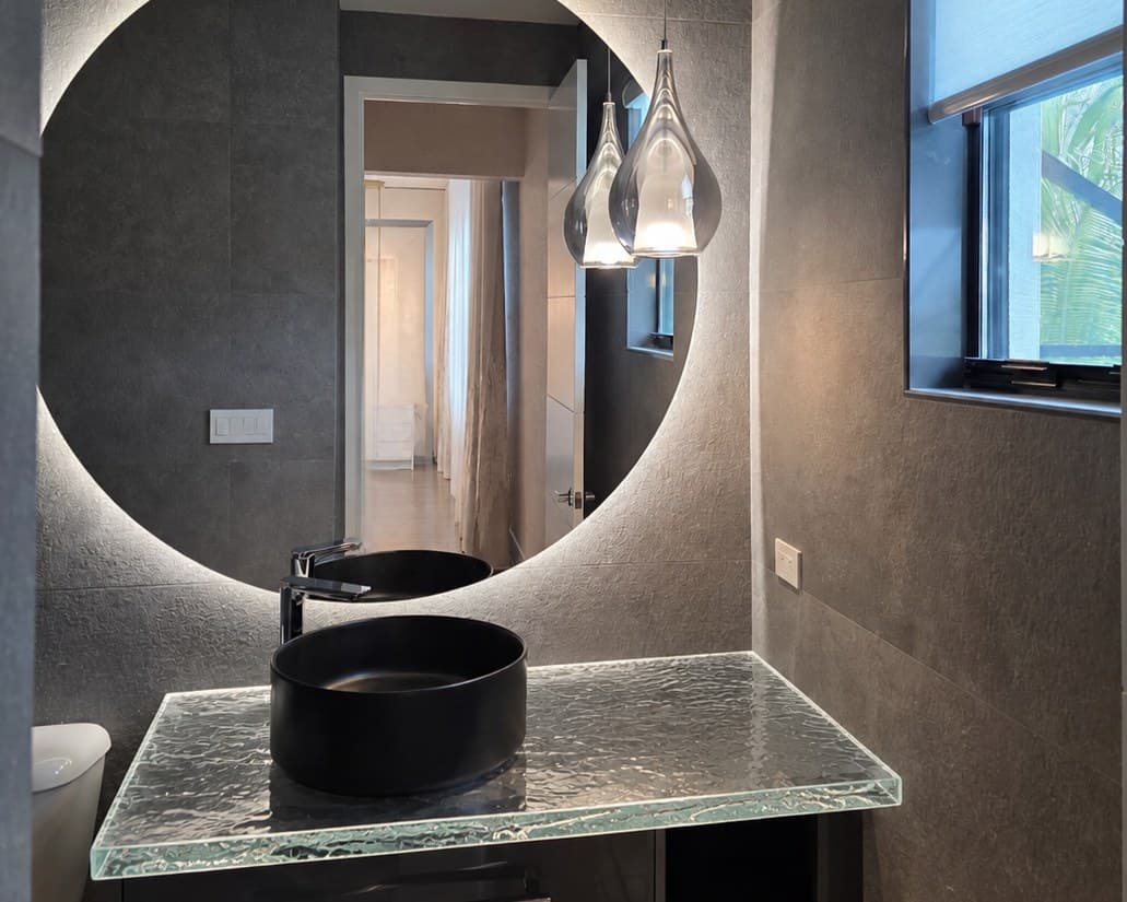 Bathroom Glass Countertop (BC304)