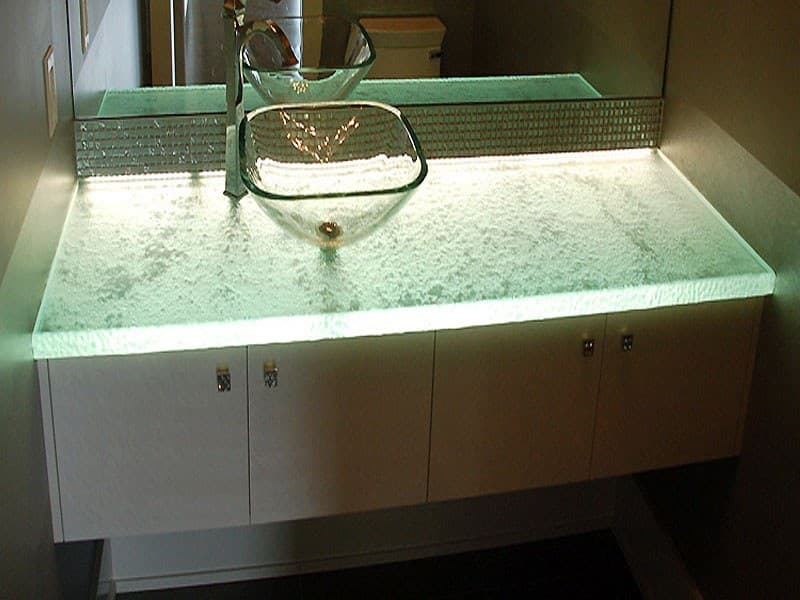 Glass countertop 1 1/2" (BC25)