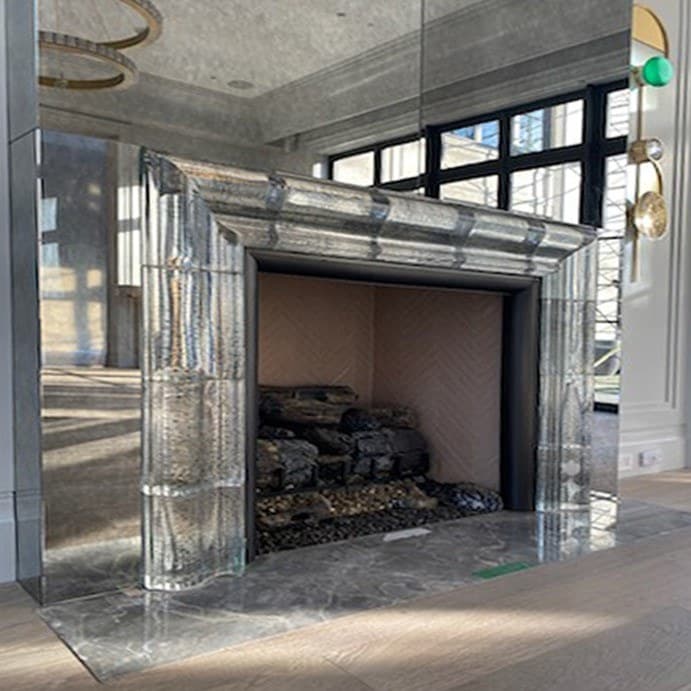 Glass Fireplace Surrounds