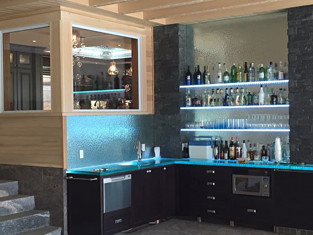 Kitchen glass countertop (KC28)