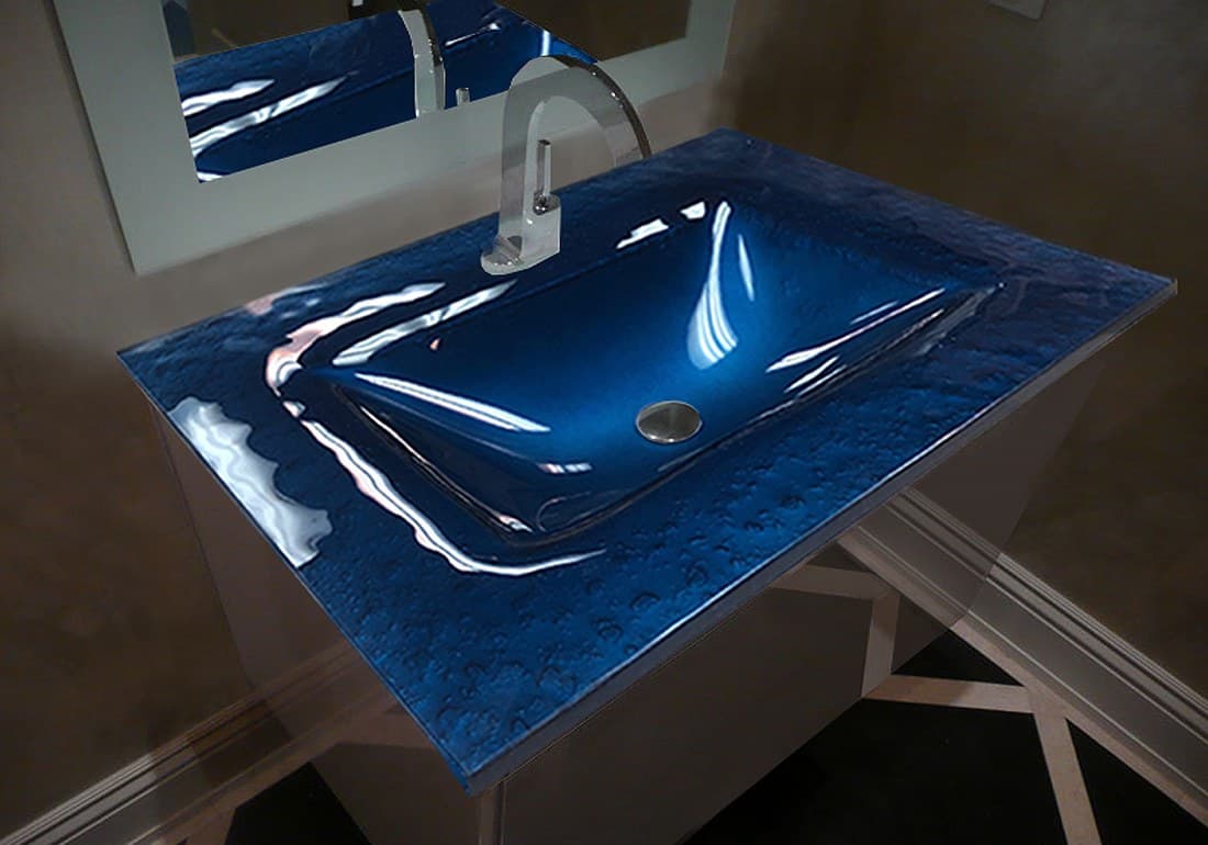 INTEGRATED GLASS SINK (IS213)