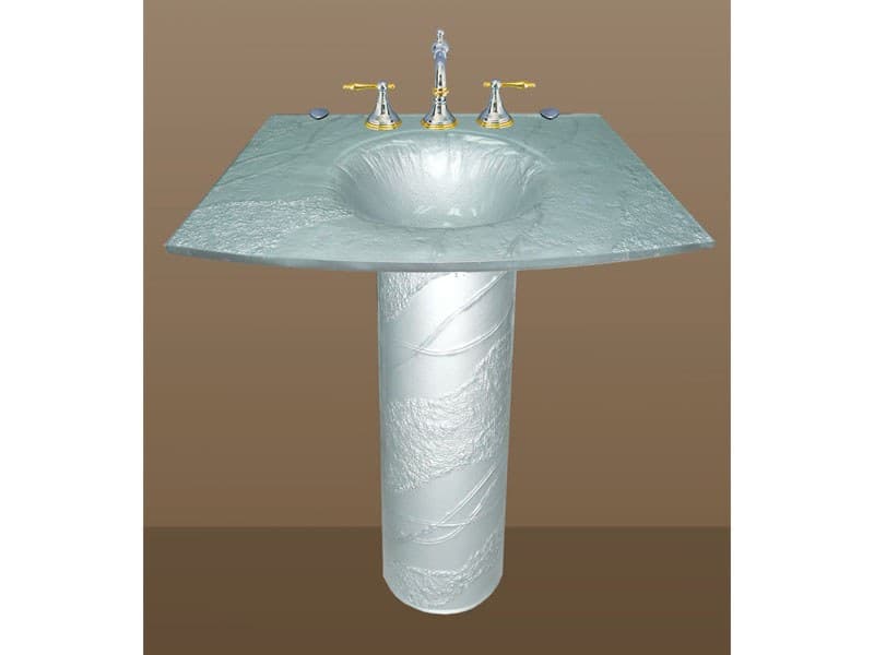 Glass Sink - "Goldstream" (Bright Silver) (PDS4)