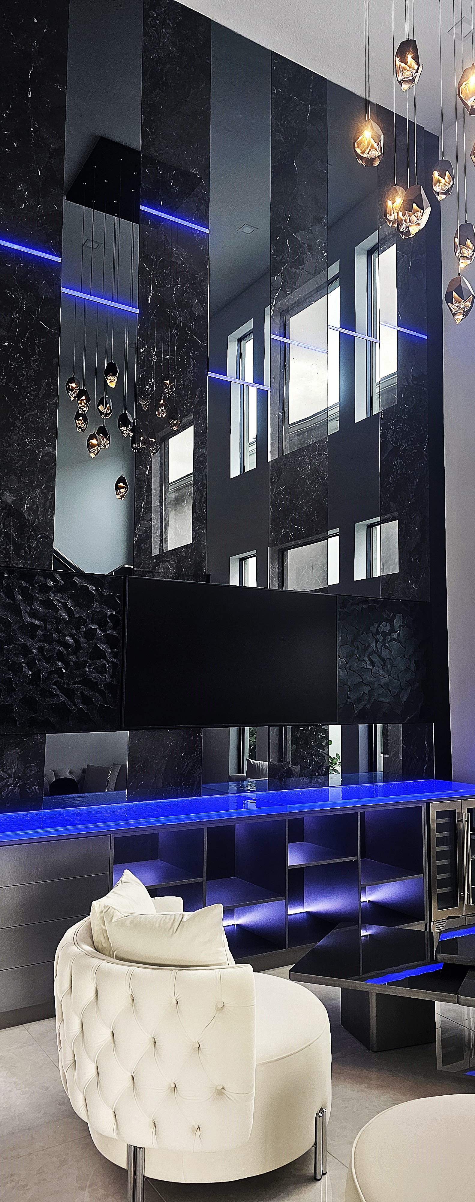Glass interior by CBD Glass Studios