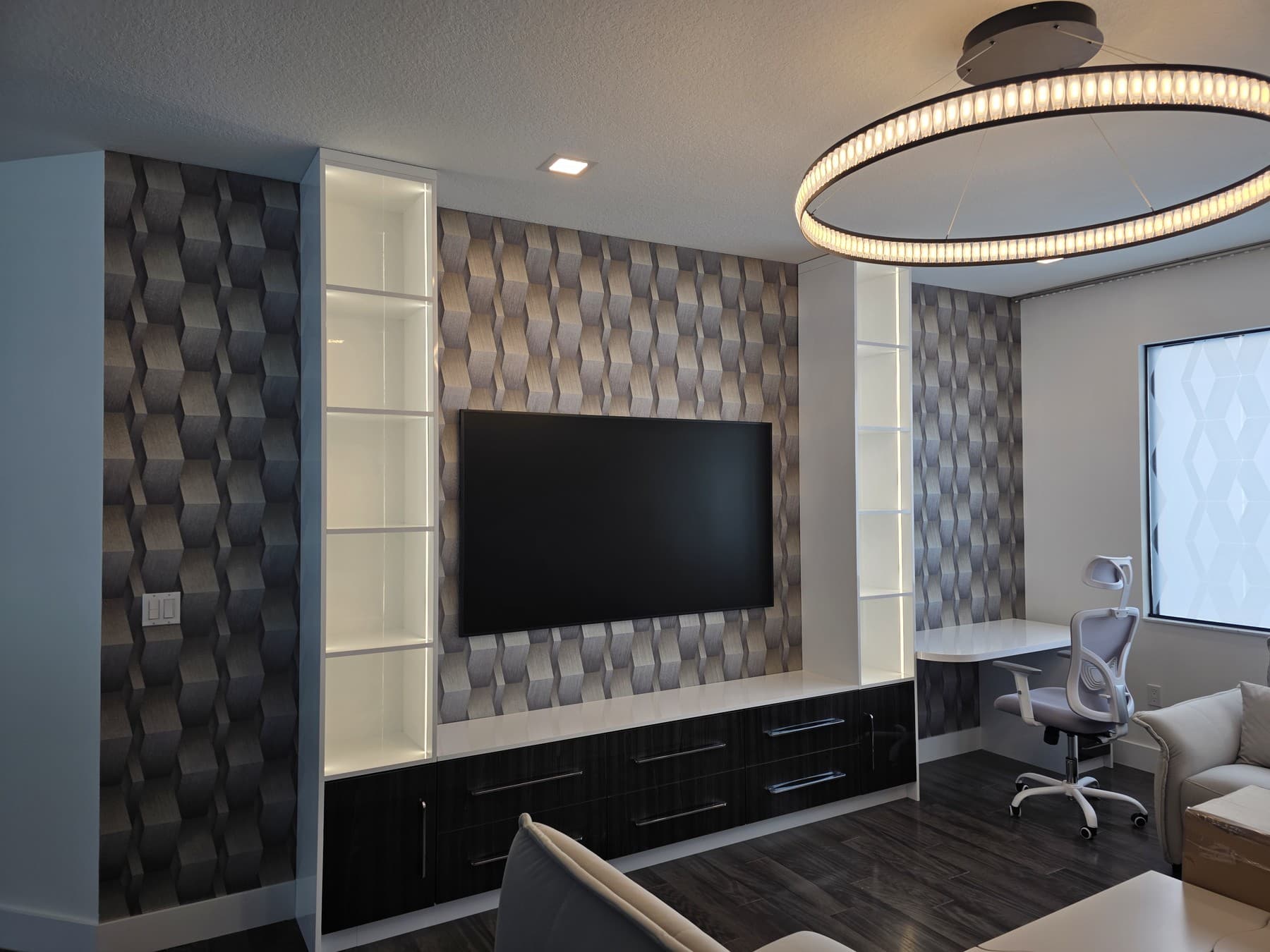 Custom TV Console & Desk (FRT223)
