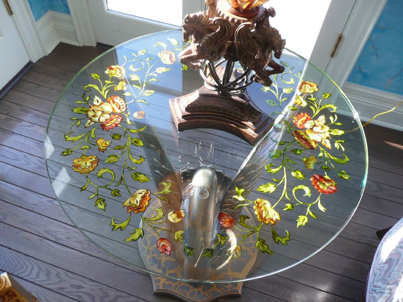 Custom Glass Table (FRT215)