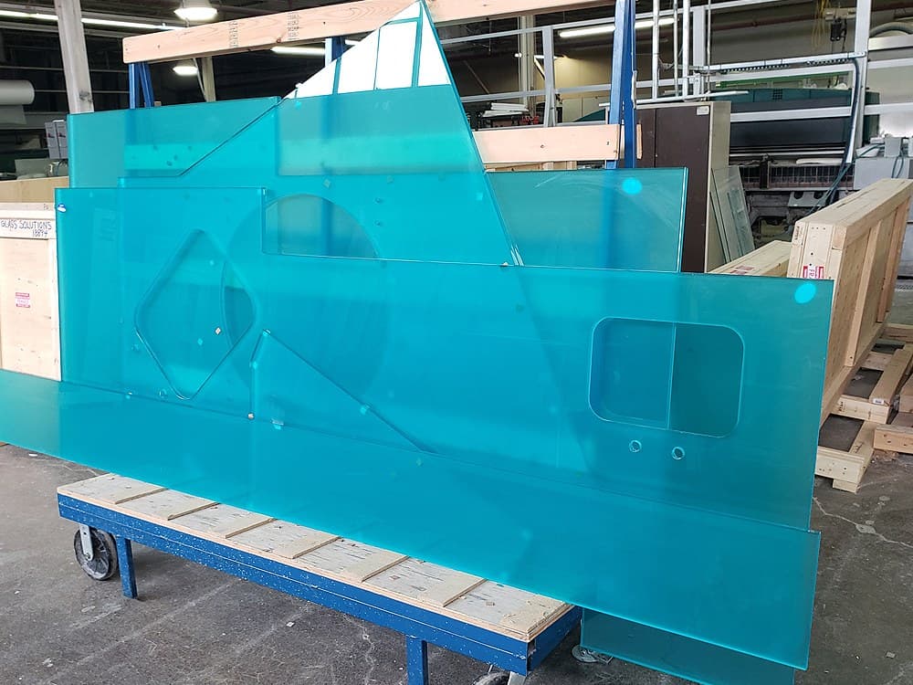 Laminated Glass with Colored Interlayer