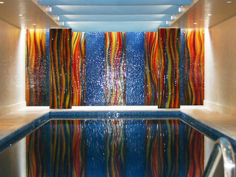 Glass Panels in swimming pool size