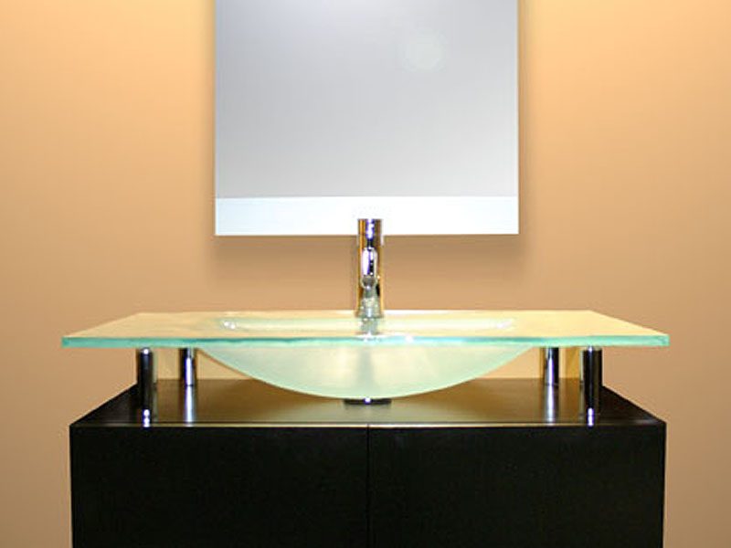 sinks and vanities button