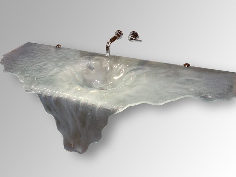 wall mount sinks button