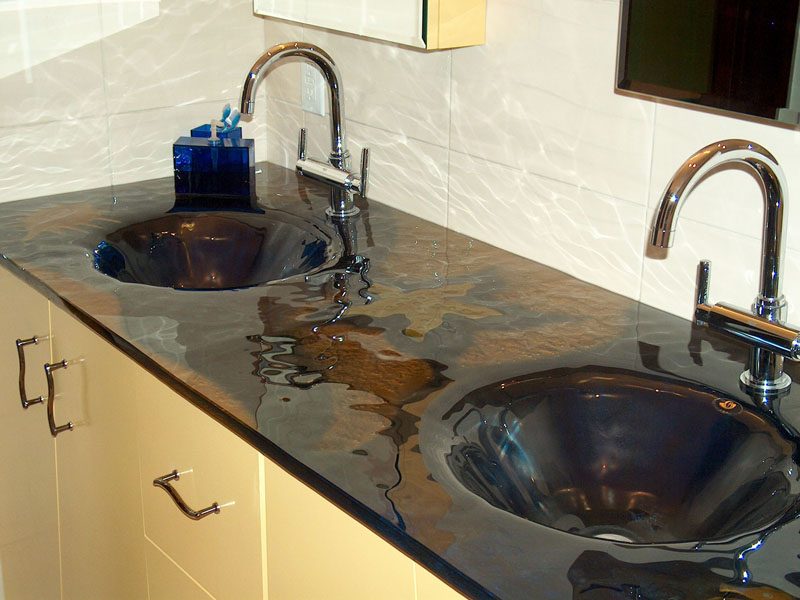 Custom double sink