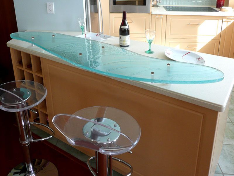 Sandstorm countertop semi froston 6 standoffs
