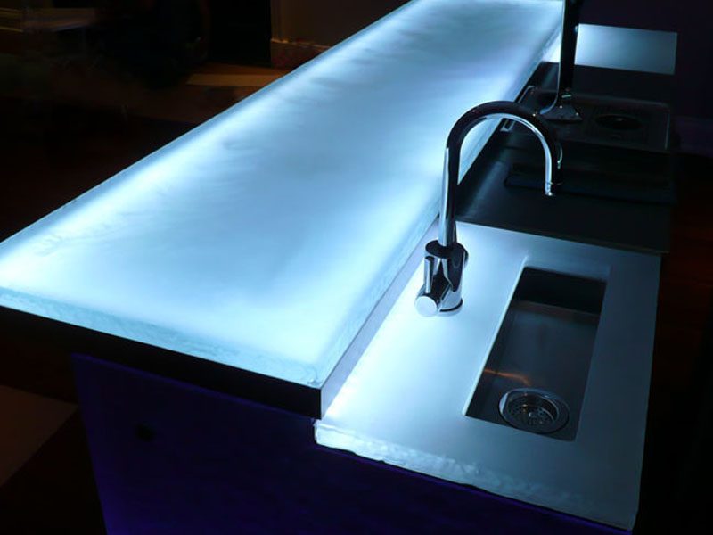About glass countertops