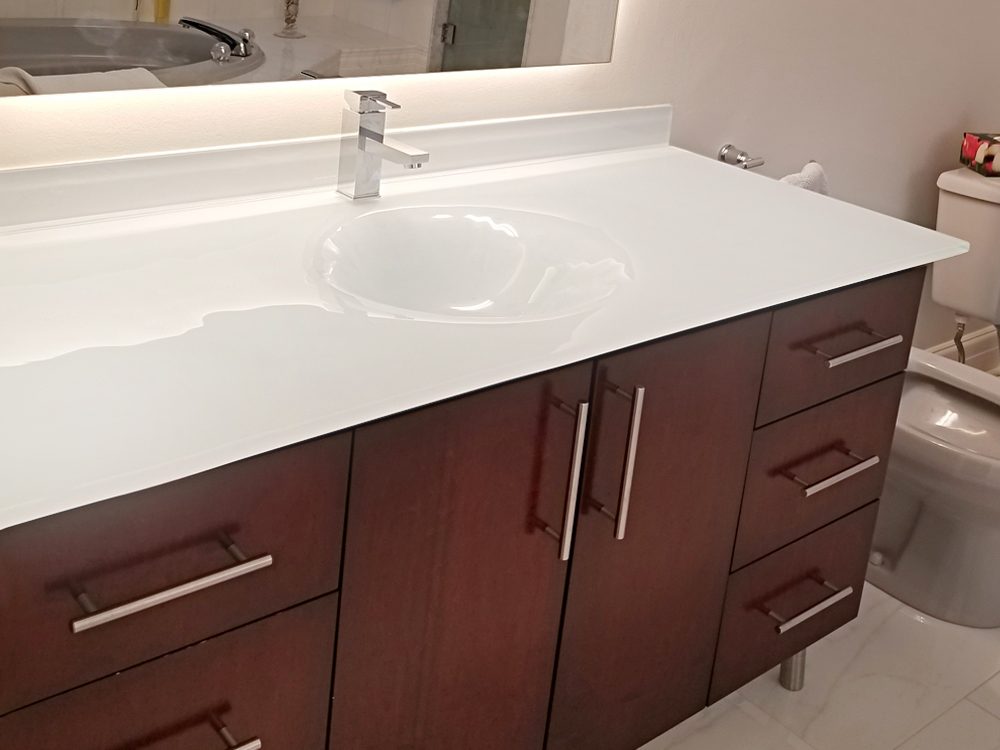 Bathroom glass sink Rose Persicone1 1