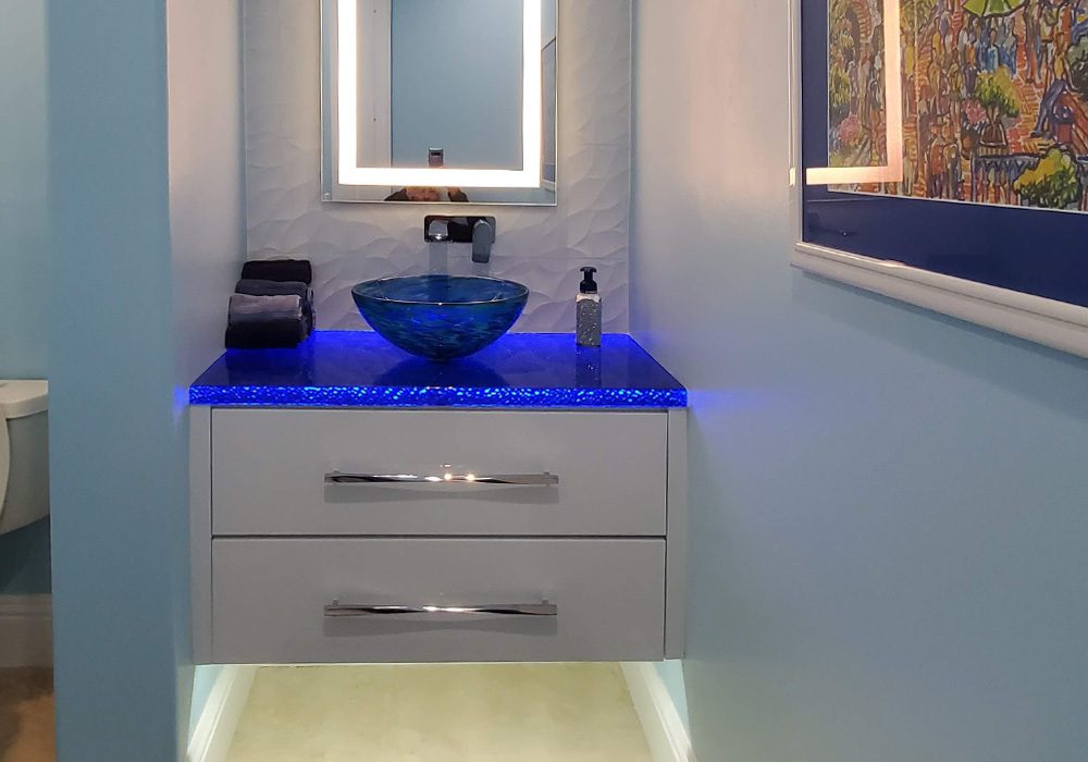 Glass bathroom countertop Richard Schmitt1