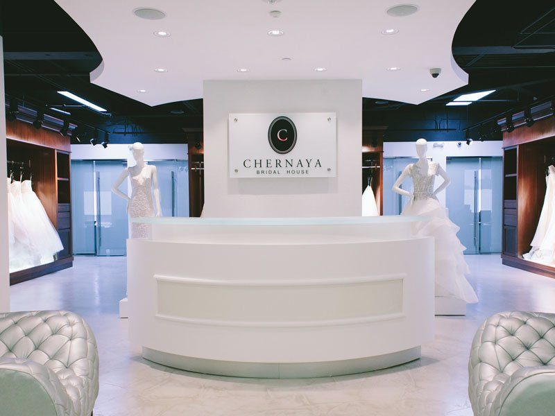 Glass countertop and sign Rina 1