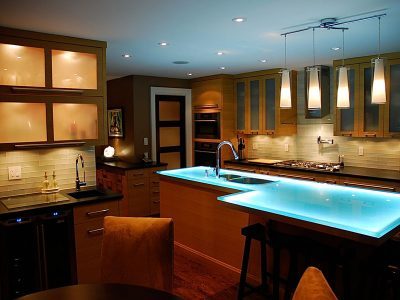 Backlit Glass Countertops