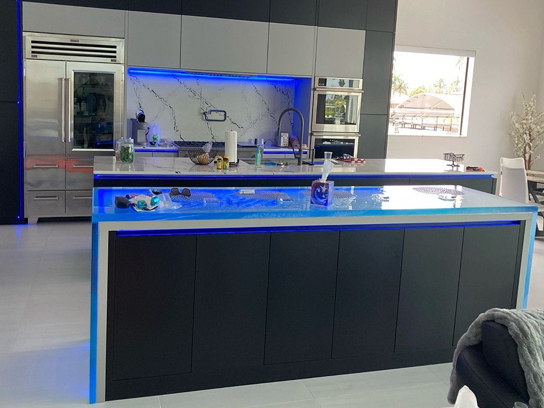 Recycled Glass Countertops