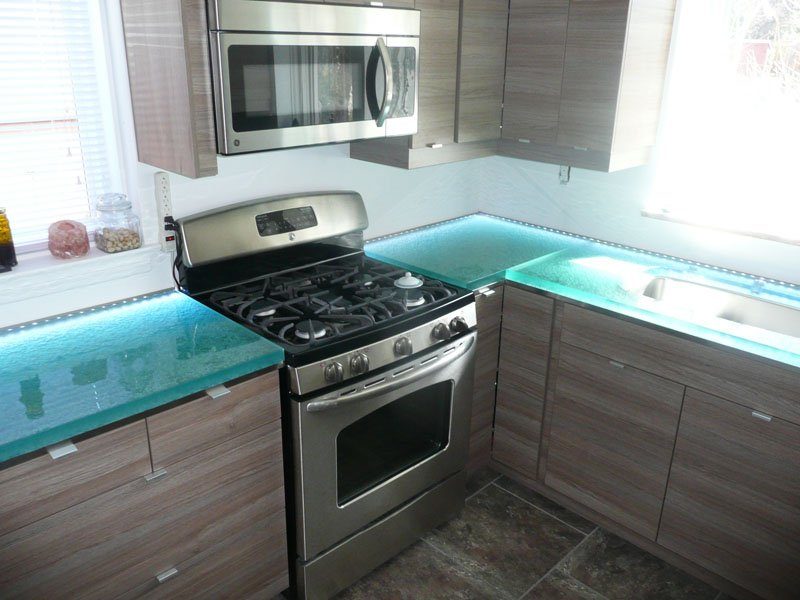 Eco-friendliness Glass Countertop