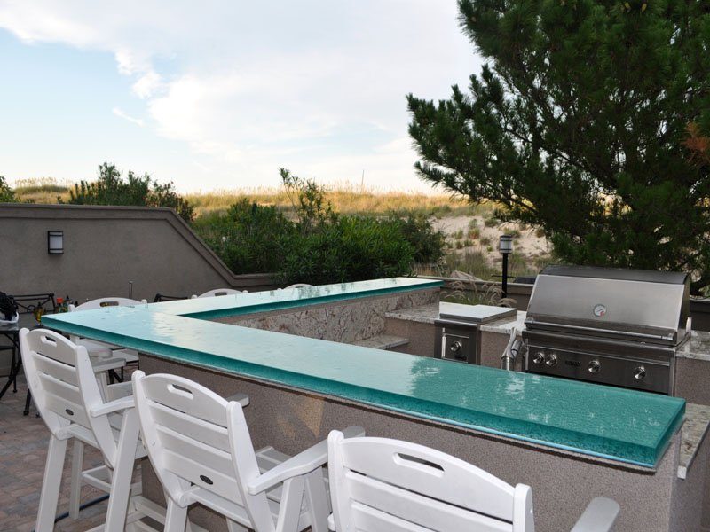 Glass Countertops for Outdoors