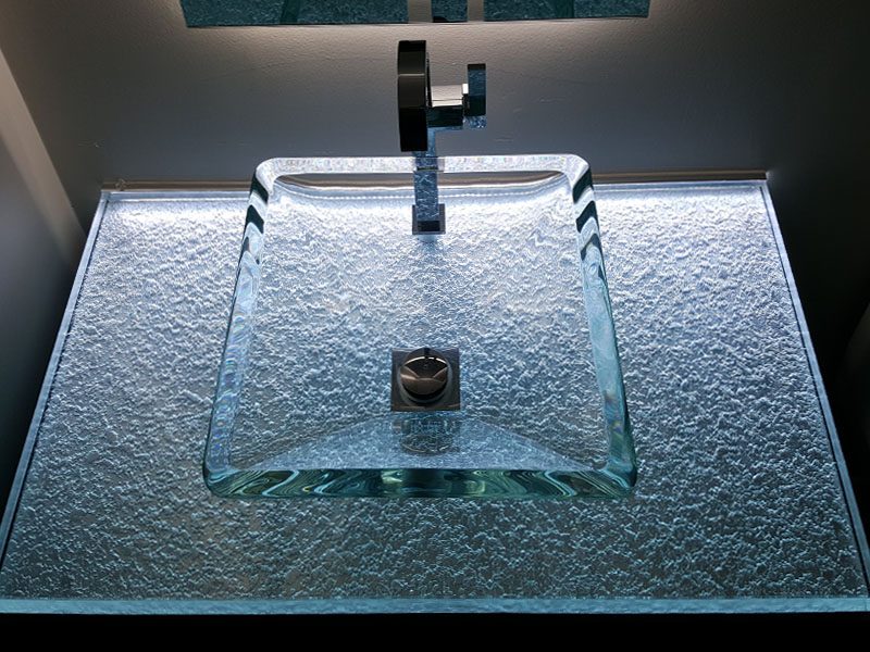 Bathroom glass countertop Jeff Daiter3
